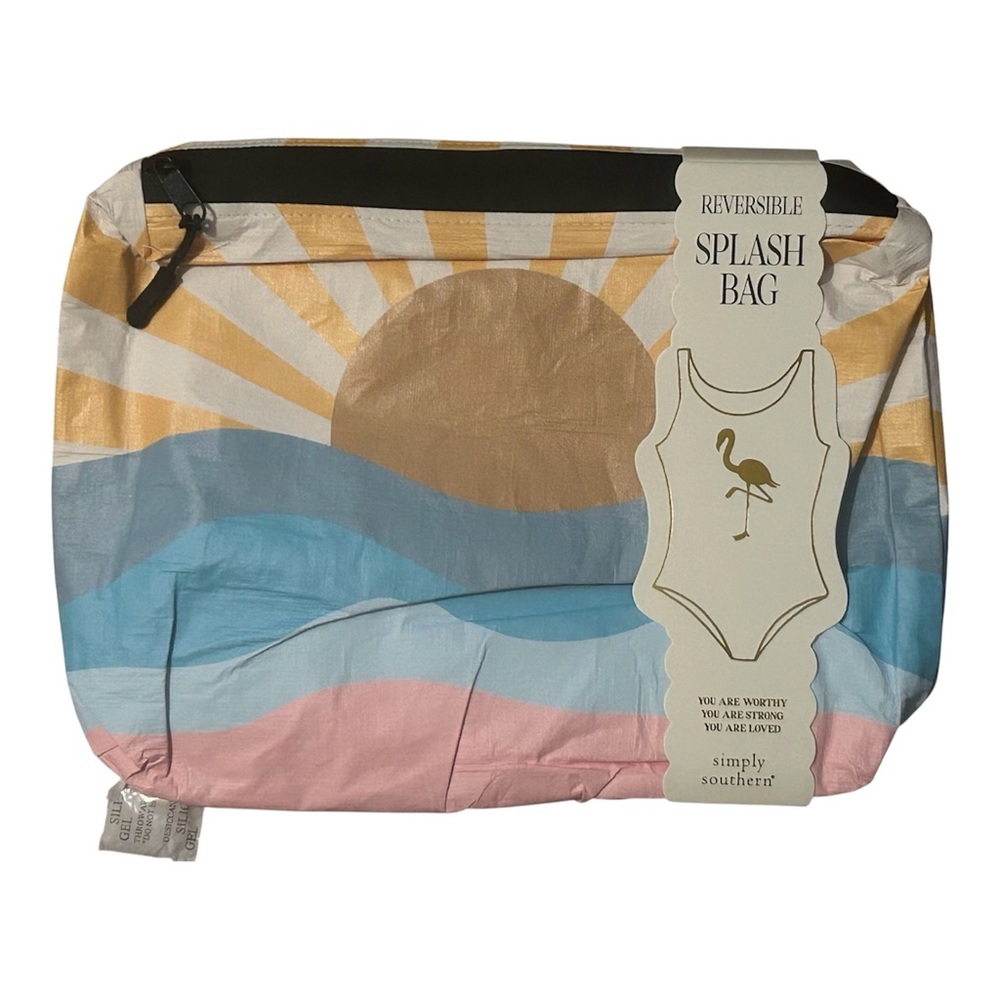 Simply Southern Splash Bag Reversible 2 Sides NWT